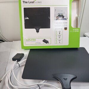 Mohu Leaf Ultimate amplified indoor HDTV antenna tv television amplifier READ